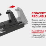 Rallonge Cale Pied Passager Moto​