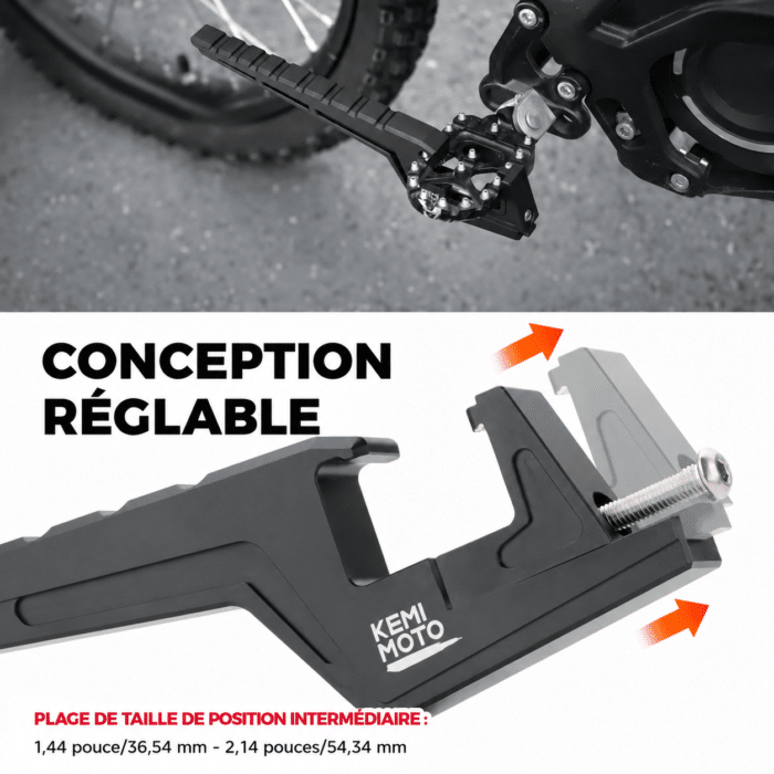 Rallonge Cale Pied Passager Moto​