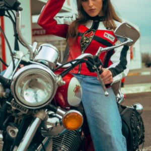 Blouson Moto Femme