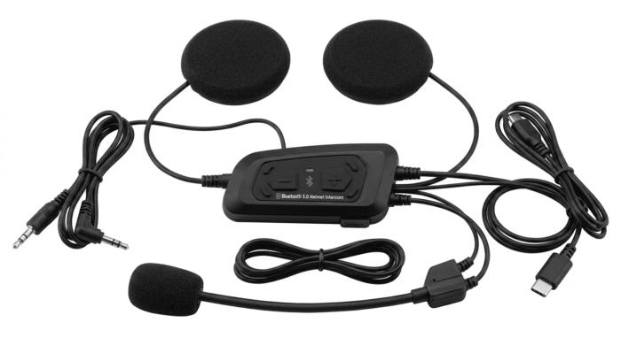 Ecouteur et Micro pour Casque Moto​