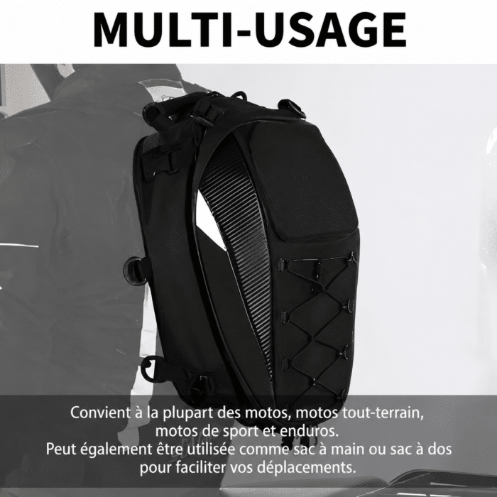 sac a dos de selle moto
