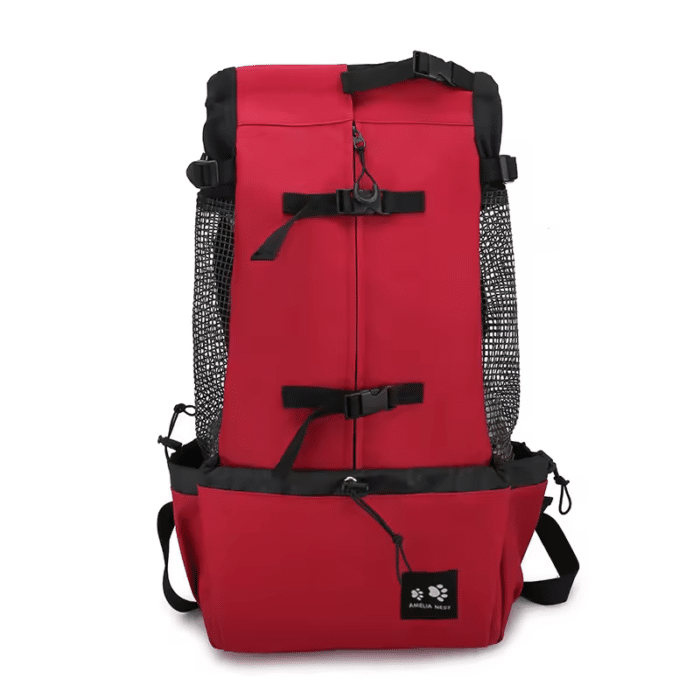 Sac A Dos Chien Moto​ Rouge