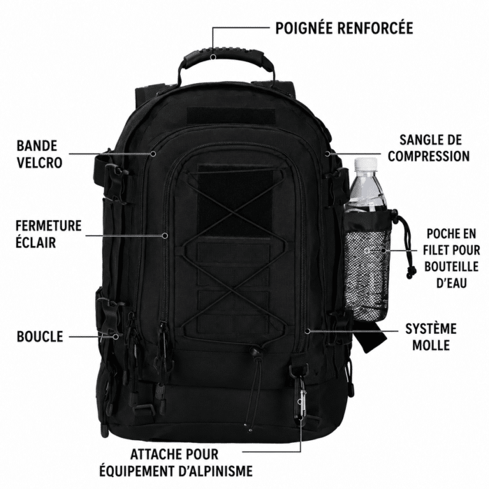 sac a dos moto grance capacité