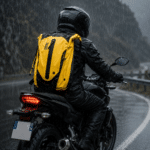 sac a dos moto jaune 3