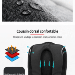 sac a dos moto led