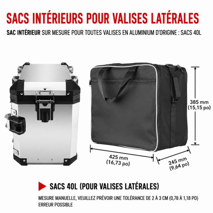 sac etanche pour valise moto 3