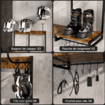 Support Casque Moto Design​ 2