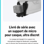 Support Insta360 Casque Moto​ 4