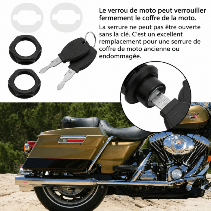 cadenas pour sacoche moto