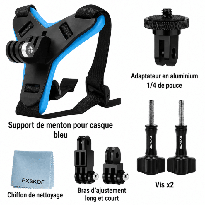 support gopro casque moto