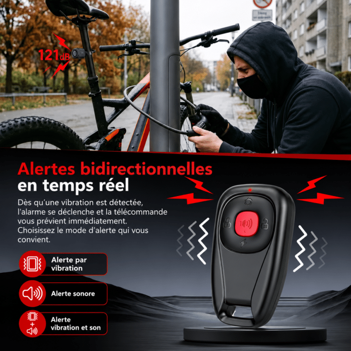 Alarme Moto Bidirectionnelle​