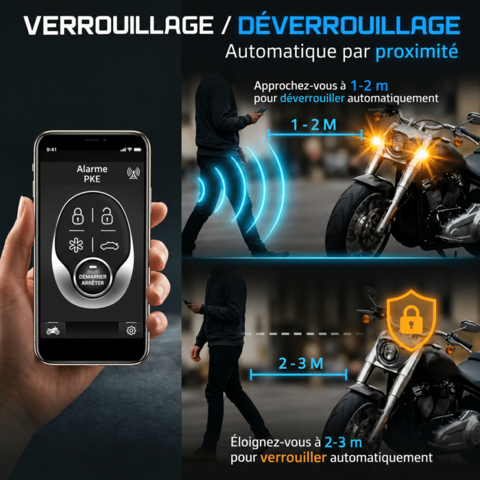 Alarme Moto Connecté Smartphone Sans Abonnement​