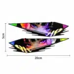 Autocollant Casque Moto Femme