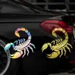 Autocollant Reflechissant Casque Scorpion