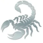 Autocollant Reflechissant Casque Scorpion