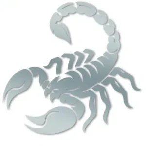 Autocollant Reflechissant Casque Scorpion