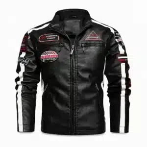 Blouson Cuir Moto Homme Hiver
