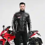 Blouson Cuir Moto Homme Hiver