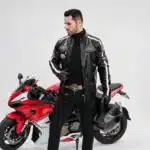 Blouson Cuir Moto Homme Hiver