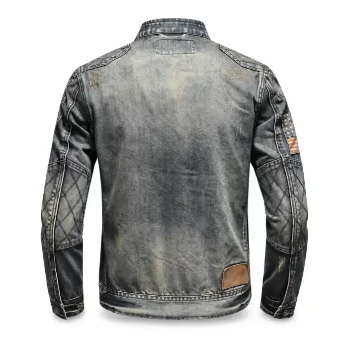 Blouson Jean Moto Homme