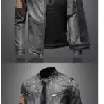 Blouson Jean Moto Homme