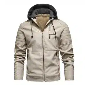 Blouson Moto Blanc Homme