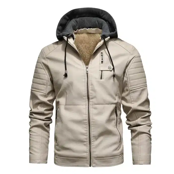 Blouson Moto Blanc Homme