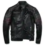 Blouson Moto Cuir Homme Avec Tete De Mort