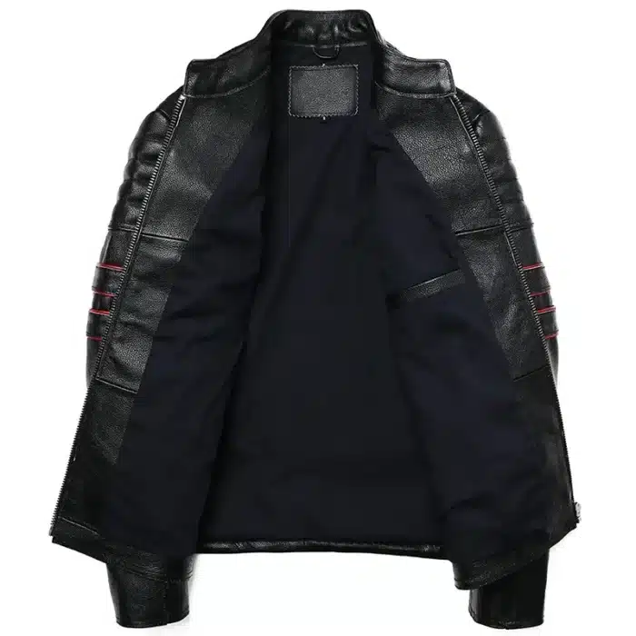Blouson Moto Cuir Homme Avec Tete De Mort