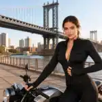 Blouson Moto été Femme