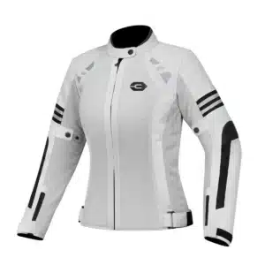 Blouson Moto Femme Blanc