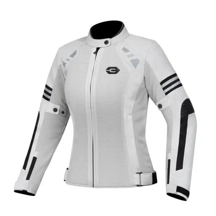Blouson Moto Femme Blanc