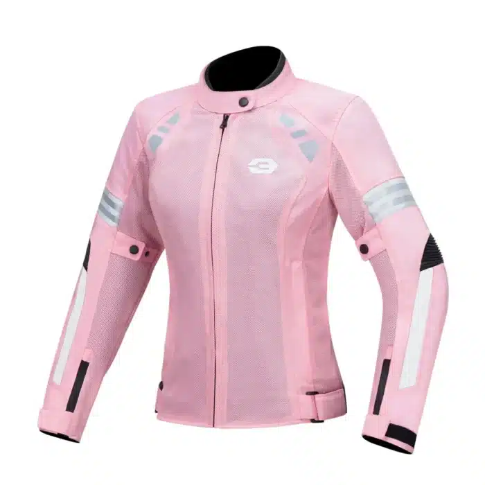 Blouson Moto Femme Rose