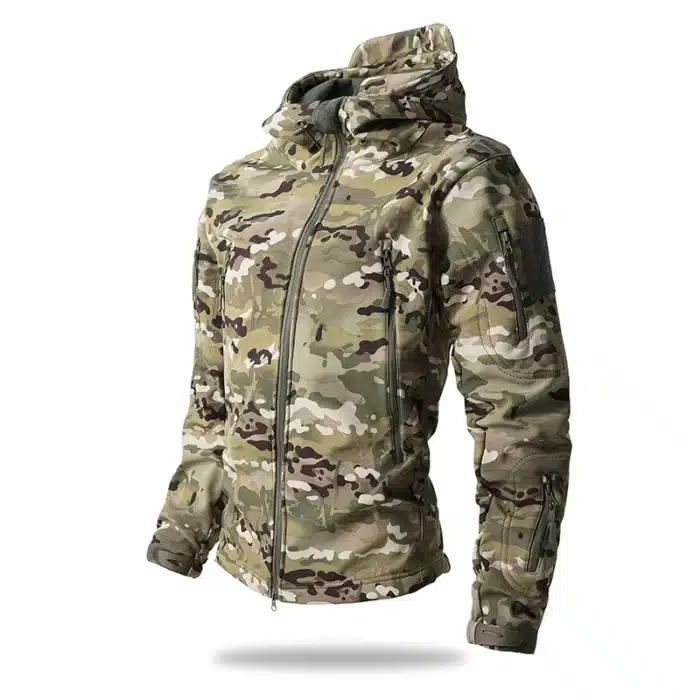 Blouson Moto Homme Camouflage