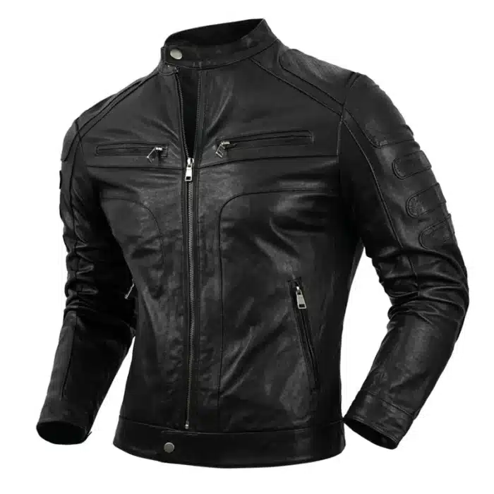 Blouson Moto Homme En Cuir