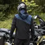 Blouson Moto Homme été Bleu