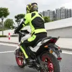 Blouson Moto Homme Fluo