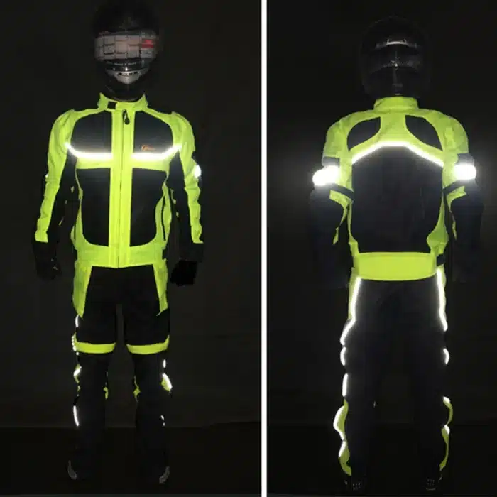 Blouson Moto Homme Fluo