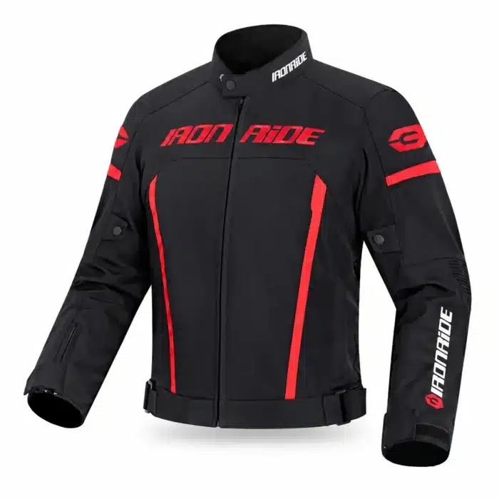 Blouson Moto Homme Rouge Et Noir
