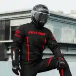 Blouson Moto Homme Rouge Et Noir