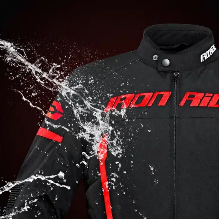 Blouson Moto Homme Rouge Et Noir