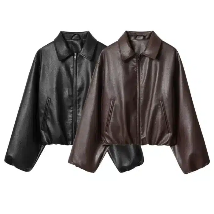 Blouson Moto Vintage Femme